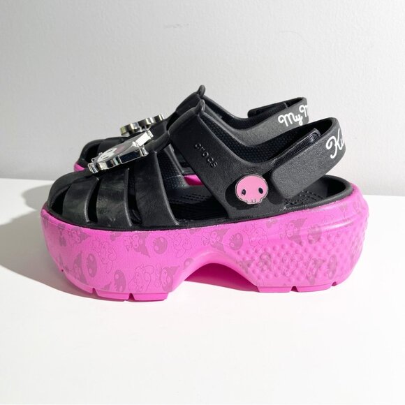 NWT Crocs Platform Sanrio Stomp Sandals, My Melody and Keromi Platform Shoes - Picture 4 of 13